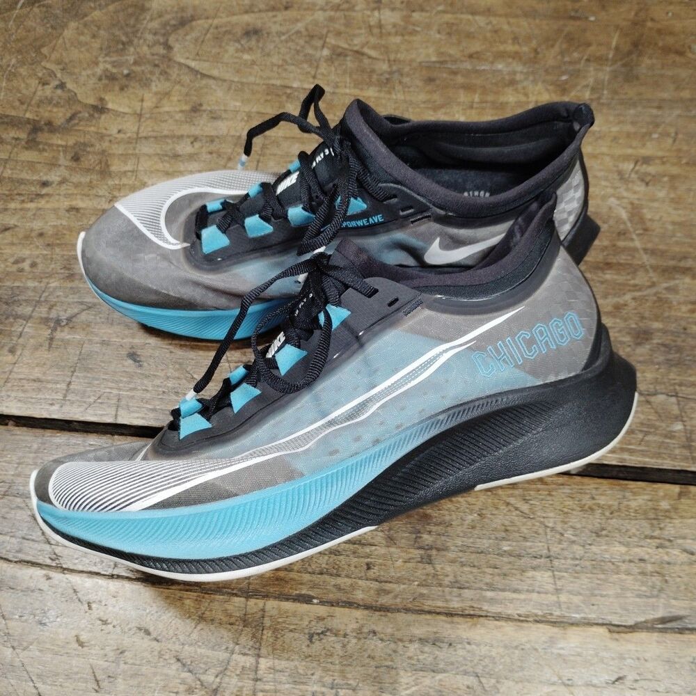 Nike Zoom Fly 3 Men's Sz 6.5 Sneakers Running Shoes CT1114 001 Chicago Marathon